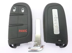 OEM 2015-2021 JEEP RENEGADE llave inteligente entrada mando a distancia M3N-40821302 / 735657526 - Imagen 1 de 4