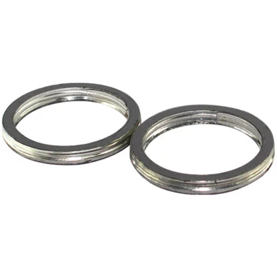 Junta de tubo de escape 2 PIEZAS PARA SUZUKI GS500 GS500E GS500F GS500H 89-11  Foto 1 de 4