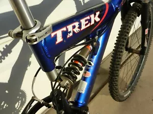 1999 TREK Y3 Inkwell Blue Full Suspension Mountain Bike 18.5" Frame Medium Large - Picture 1 of 12