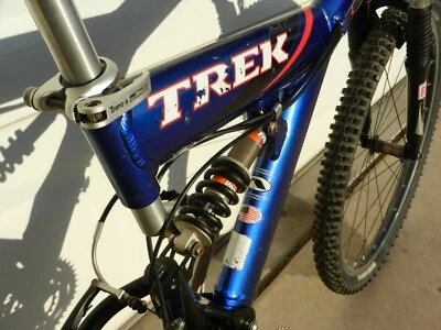 1999 TREK Y3 Inkwell Blue Full Suspension Mountain Bike 18.5" Frame Medium Large - Image 1 of 4