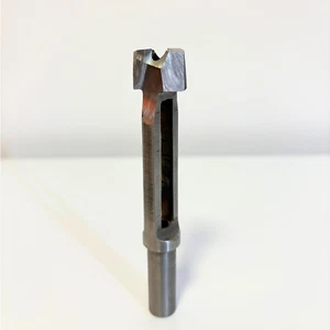 Punta trapano HSS per perni legno da 6mm fino lunghezza massima 50mm, gambo 12mm - Foto 1 di 3