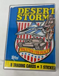 Topps Desert Storm Coalition For Peace Trading Card Collection Full Set - Picture 1 of 4