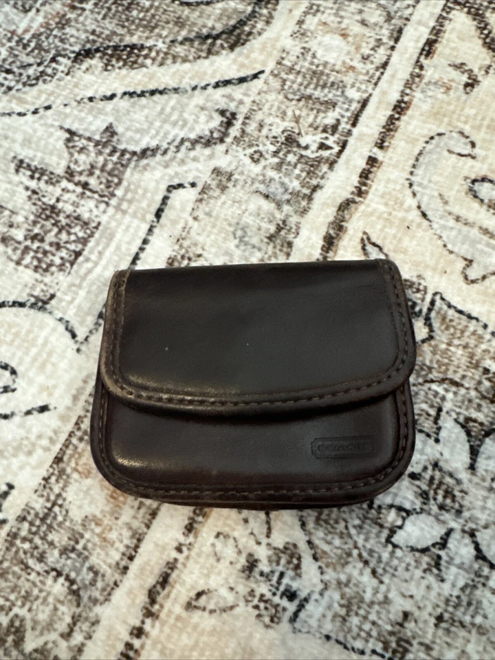 Paquete de cintura Coach vintage bolso cinturón riñonera bolsa de bolsillo cuero tostado británico Foto 1 de 4