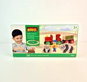 Brio Panda Circle Set 14 Pieces Wood Train Set 33001 Brand New In Box - Picture 1 of 19