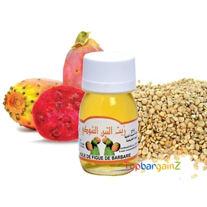 Moroccan Prickly Pear Seed Oil Pure Anti Ageing Skin Face Treatment Barbary Fig - Picture 1 of 12