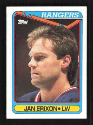 Jan Erixon  1990 Topps   New York Rangers #187 - Image 1 of 2