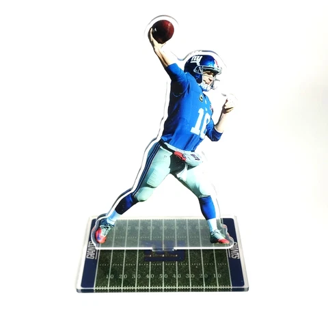 Eli Manning Figure - #10 of New York Giants Throws a Touchdown Pass Ornament Cover