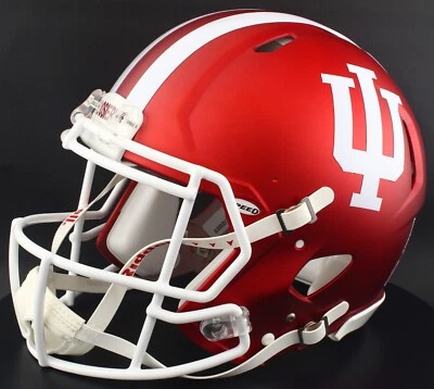 INDIANA HOOSIERS NCAA Riddell Speed Full Size AUTHENTIC Football Helmet - Image 1 of 4