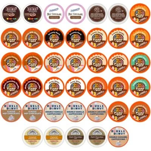 Cappuccino & Hot Chocolate Variety Pack for Keurig K Cup Machines Gift Set - Picture 1 of 7