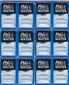 Pacchetti depuratore acqua portatile. Confezione Polvere Purificazione Filtro Acqua Emergenza - Foto 1 di 12