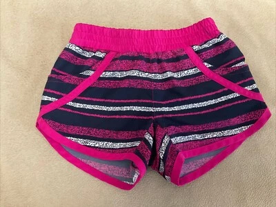 Pantalones Cortos Columbia 2T Niñas Rosa Azul Marino Patrón Atlético Omni Tono Foto 1 de 3