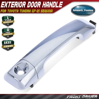 Manija de puerta exterior totalmente metálica versión Pro con cerradura para Toyota Tundra delantera izquierda Foto 1 de 4