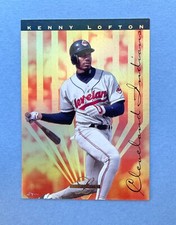 1995 Leaf Limited Gold Baseball Kenny Lofton #18 Cleveland Indians