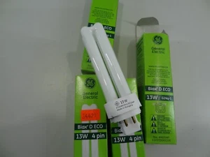(4-Pack) GE F13DBX/835/ECO4P Fluorescent 13W Lamp Light Bulb 3500K 4-Pin G24q-1 - Picture 1 of 5