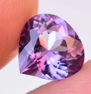 Piedra preciosa suelta de pera de alejandrita con certificación AGL con cambio de color natural de 3,20 quilates - Imagen 1 de 6