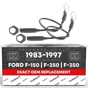 Tailgate Cable Set, Left & Right for Ford F-150, F-250, F-250 HD, F-350 - Picture 1 of 5