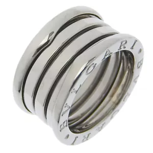 BVLGARI Be zero one B-zero1 Ring K18 white gold #4.5(US Size) 9.3g Women - Picture 1 of 6