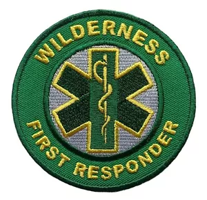 Wilderness First Responder Patch (3") Emblema Distintivo SAR Giacca Zaino CPR MEDIC - Foto 1 di 5