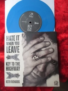 Keith Richards - Hate it when you leave (2023) 7" CZECH SKY BLUE VINYL OVP - Imagen 1 de 2