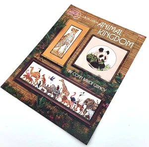 Animal Kingdom Counted Cross Stitch Chart Pattern 7 Designs American School - Picture 1 of 6