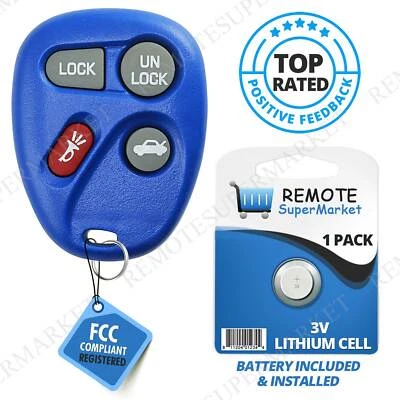 Replacement for Chevy Impala Monte Carlo Pontiac Grand Prix Remote Key Fob Navy - Image 1 of 4