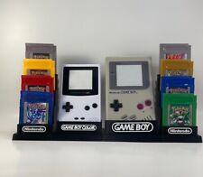 Multiple Game Boy Consoles and 18 Games- DISPLAY ONLY  (Customize Colors)
