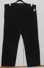 MEN'S OLD NAVY BLACK WASH WOW LOOSE NON-STRETCH JEANS - SIZE 46X32