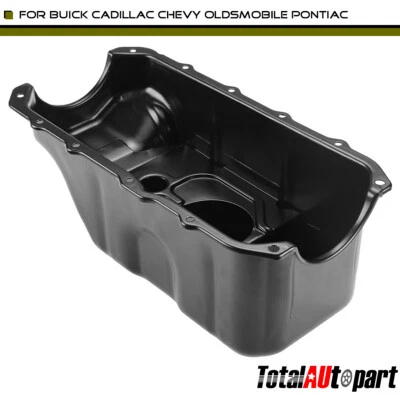 Engine Oil Pan w/ 12 Hole for Chevy Beretta Corsica Buick Regal Cadillac Pontiac - Image 1 of 4