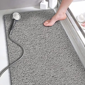 Shower Mats Non Slip without Suction Cups, 15.7× 36 Inch, PVC Loofah Bathroom Ma - Picture 1 of 12