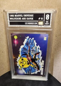 1992 MARVEL UNIVERSE WOLVERINE & HAVOK #91 SERIES 3 TRADING CARD | 8 NM-MINT - Picture 1 of 2