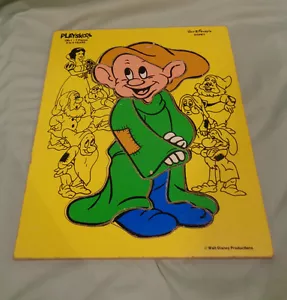 Rompecabezas Disney Playskool Dopey Bella Durmiente 7 Piezas Madera - Imagen 1 de 3