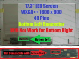 HP PAVILION 17-E048CA LAPTOP LED LCD Screen 17-E049WM 17-E050US 17.3" WXGA++ - Picture 1 of 9