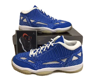 NIKE AIR JORDAN XI 11 RETRO LOW IE ARGON BLUE ZEST WHITE CEMENT 306008-471 SZ.11 - Изображение 1 из 4