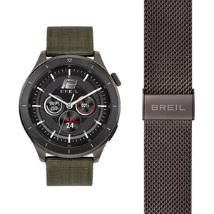 Smartwatch BREIL BC-1 TW2034 de Tissu Vert Acier Mesh Touchscreen GPS Sport - Photo 1 sur 2
