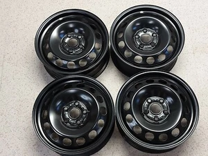 Stahlfelgen 6Jx16 H2 ET48 5x112 16 Zoll 4 St. 5Q0601027BG NEU VW Seat Skoda Orig - Bild 1 von 5
