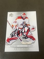 Ed Belfour Signed Autographed 2012-13 SP Authentic #24 Florida Panthers NHL