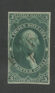 1862 United States Internal Revenue Charter Party Stamp #R85a Used F/VF - Picture 1 of 2