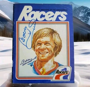 1977 INDIANAPOLIS RACERS KOMPLETTES MAGAZIN SIGNIERT VON BOBBY HULL HOF SUPER SELTEN! - Bild 1 von 9