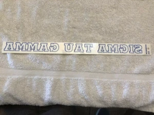 Sigma Tau Gamma 18" langer Fensteraufkleber Auto KFZ SUV Innenfenster KOSTENLOSER VERSAND - Bild 1 von 2