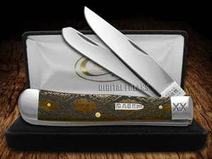 Case xx Trapper Knife Diamondback Antique Bone 1/500 10743SS Knives - Picture 1 of 4