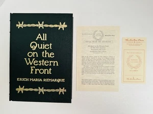 Easton Press All Quiet on the Western Front FINE Leather World War Classic Novel - Picture 1 of 5