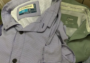 Zwei Angeln 4XL Hemden, Magellan belüftet Relaxed Fit Herren, Worldwide Sportsman - Bild 1 von 12