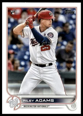 2022 Topps #158 Riley Adams RC - Image 1 of 2