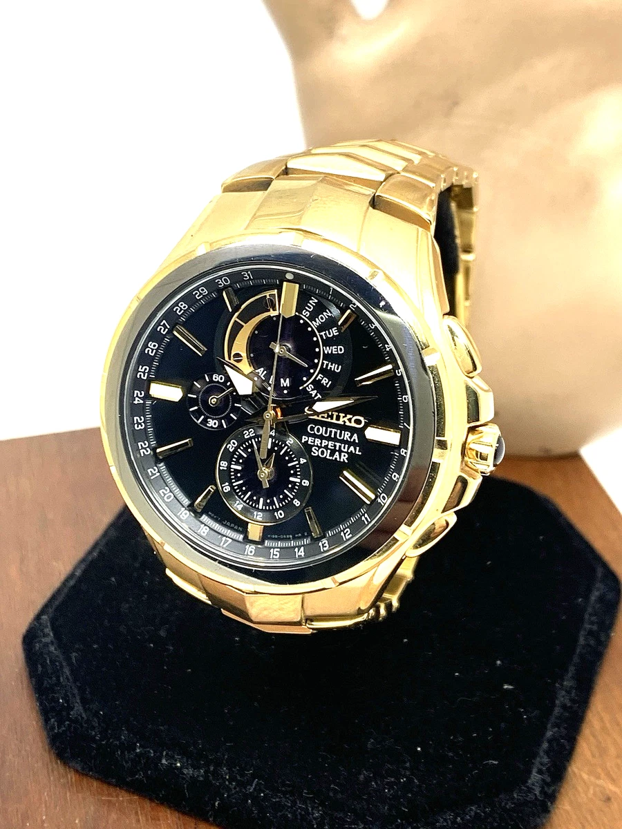 Seiko Watches with Perpetual Calendar for sale - eBay