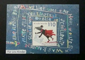 Germany - For Our Children 1999 Rat Mouse Cartoon Animation (ms) MNH - Picture 1 of 5