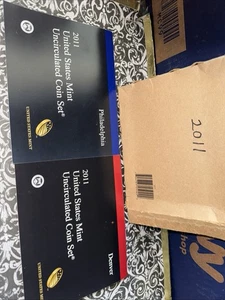 2011 P &D &S United States Coin Set Uncirculated and Mint Set In Original Box - Picture 1 of 6