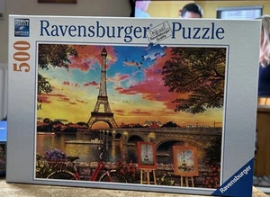Nuovo puzzle Ravensburger 500 pezzi sera a Parigi di Dominic Davison - Foto 1 di 4