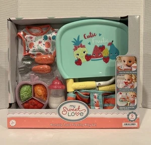 My Sweet Love Portable Table Feeding Play Set, Baby Doll Accessories - Picture 1 of 12