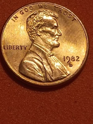 1982 D Zinc Small Date Gradable Penny Ddo.Ddr - Image 1 of 4