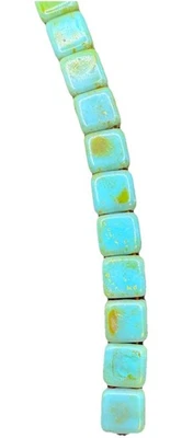 Bead Gallery Czech Glass Square Beads 5mm 2 Strands - Image 1 of 3